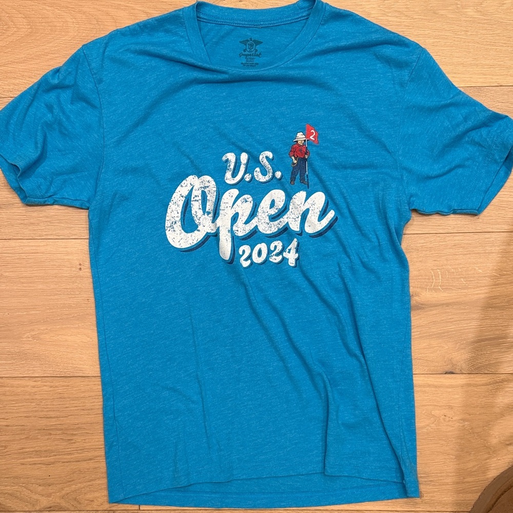 U.S. Open 2024 Blue Graphic Tee